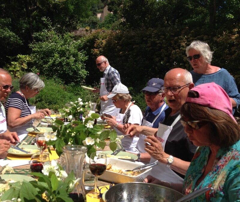 Frokostbord i Provence
